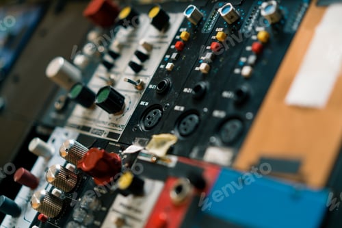 Preview: Remote Control Mixer Adjust Sound Volume Level Music Creation Equalizer Button Recording Studio