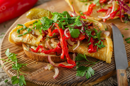 Preview: Egg fry with vegetables