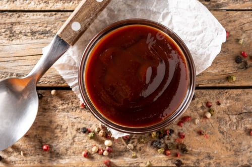 Preview: Barbecue sauce in a bowl