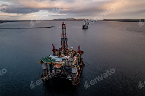 Preview: Oil Platform at Dusk