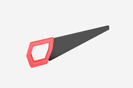 Preview: Saw Playful 3D Illustration