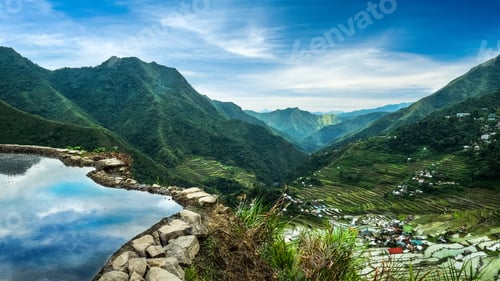 Preview: Rice terraces fields in Ifugao province. Banaue, Philippines