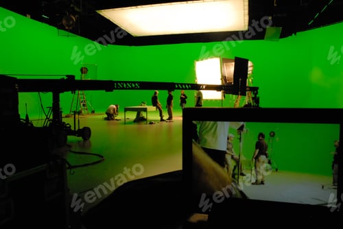 Preview: Movie production visual effects green screen stage