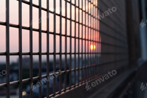 Preview: View from a New York subway at sunset