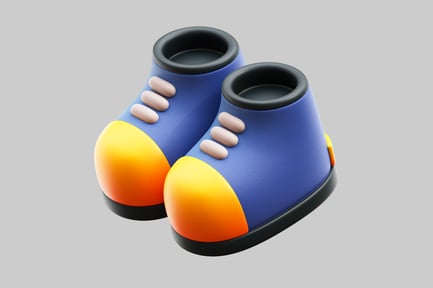 Vista previa: Zapatillas deportivas de dibujos animados