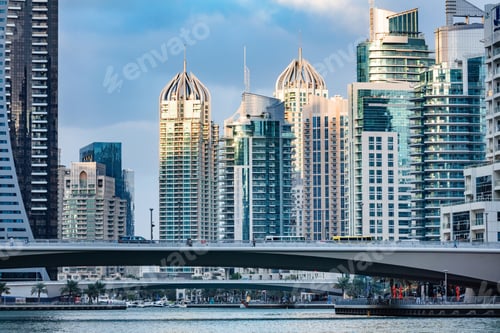 Preview: Dubai marina skyline in UAE