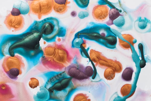 Preview: Stains of bright metallic paint