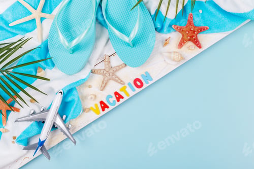 Preview: Vacation concept beach accessories