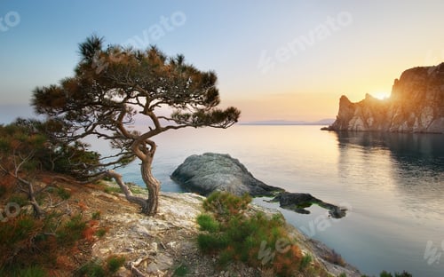Preview: Mountain and sea.