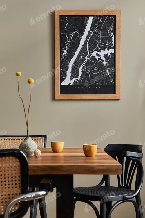 Preview: Stylish dining room interior