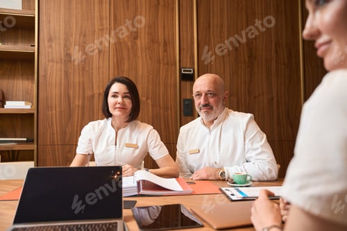 Preview: Team of doctors listen to the opinion of a colleague