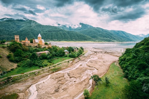 Preview: Ananuri, Georgia. Castle complex in about 72 kilometres from Tbilisi.