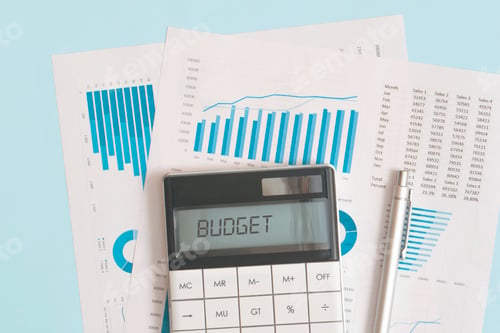 Preview: Business graphs, charts on table. Financial development, Banking Account, Statistics