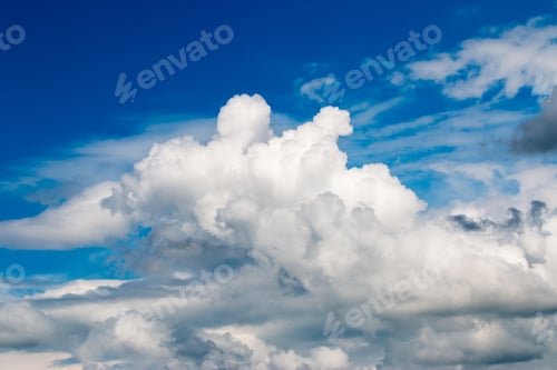 Preview: colorful dramatic sky with cloud at sunset.