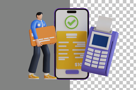 Preview: Card Payment 3D Illustration
