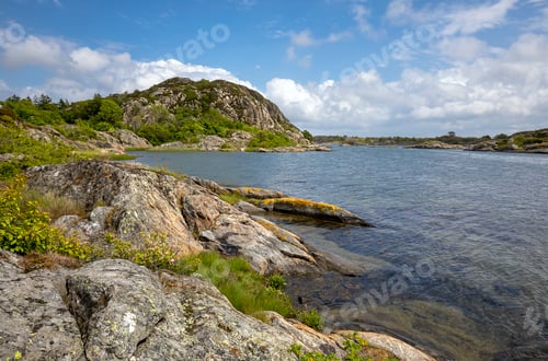 Preview: beautiful rocku sea coast in Sweden