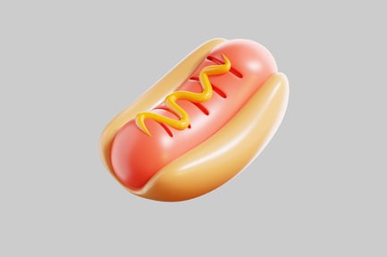 Preview: Classic hotdog with mustard topping