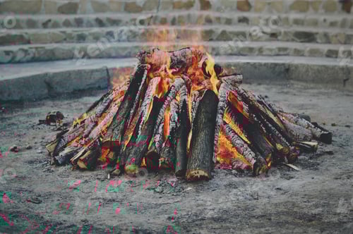 Preview: bonfire place of fire