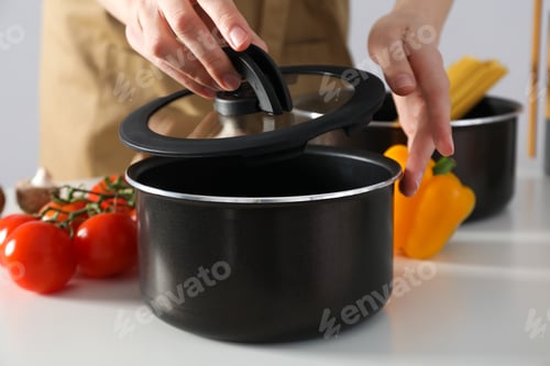 Preview: Concept of kitchen supplies and kitchen dish