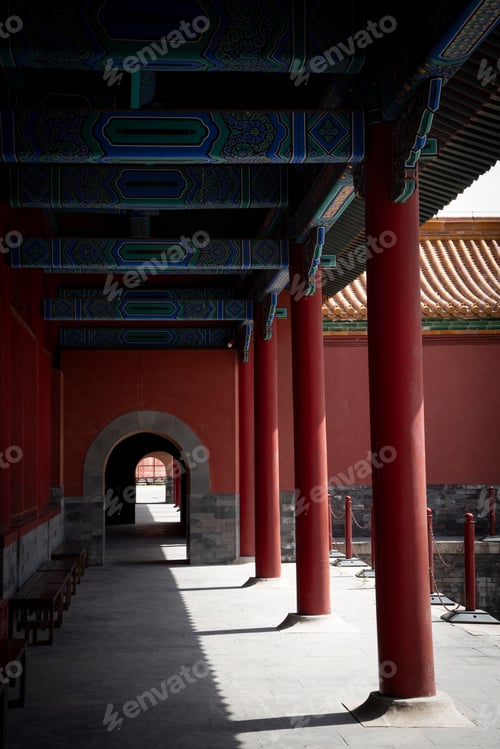Preview: Ancient corridor leading to the forbidden city in Beijing