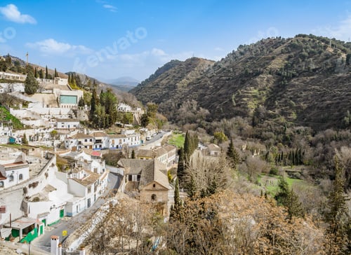 Preview: Sacromonte neighborhood in Granada city Spain