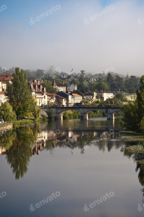 Preview: Picturesque view of Perigord town in France