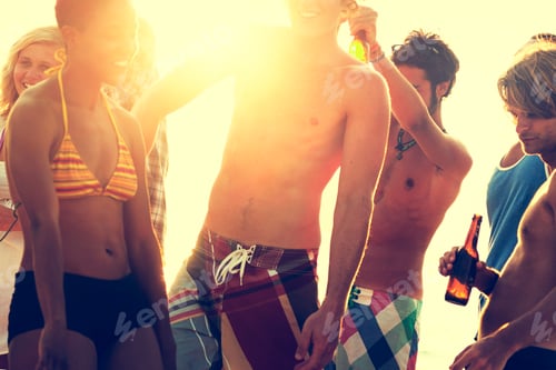 Preview: Beach Vacation Enjoying Holiday Relaxation Concept