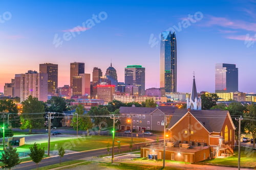 Preview: Oklahoma City, Oklahoma, USA Skyline