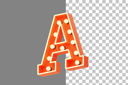 Preview: Marquee Lights A 3D Icon