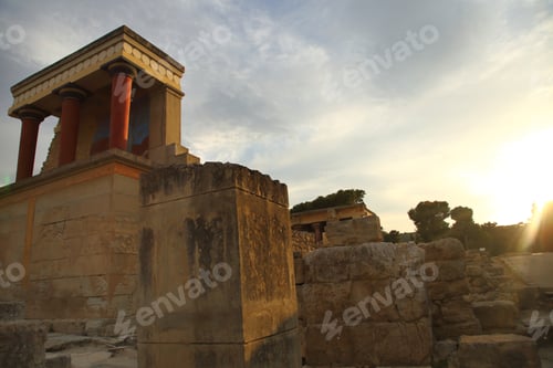 Preview: Knossos palace archaeological site Crete Greece