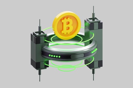 Preview: Futuristic Bitcoin Cryptocurrency Platform