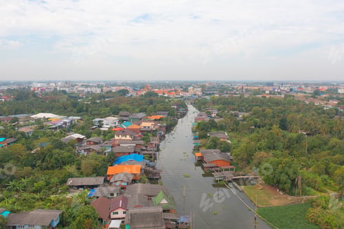 Preview: Bangkok downtown, Thailand in urban city in Asia.