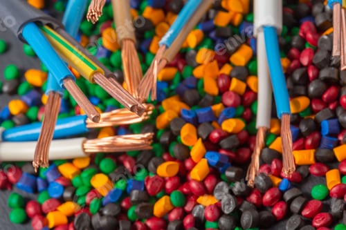 Preview: Colorful Plastic Polymer Granules for cable