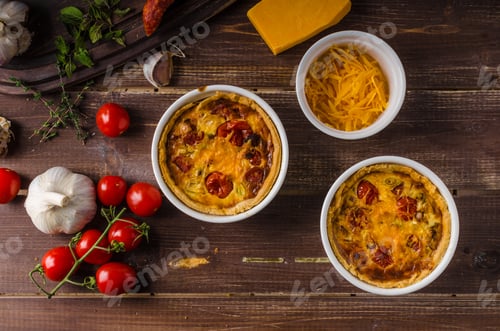 Preview: Mini quiche with sausage