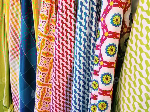Preview: Cotton colorful fabric