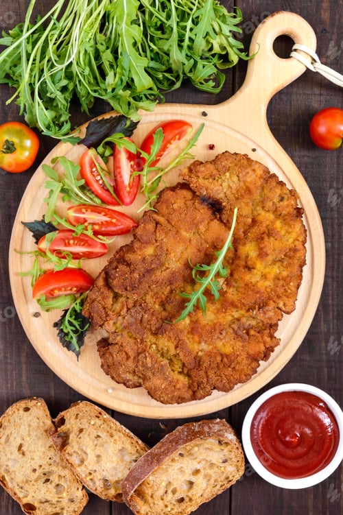 Preview: large Viennese schnitzel