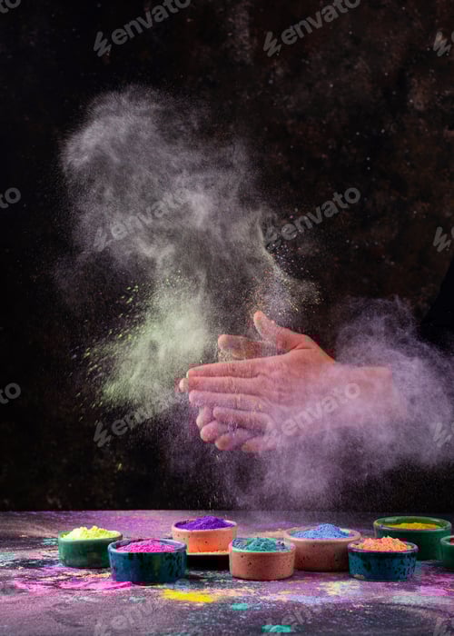 Preview: Gulal colors for Indian Holi festival