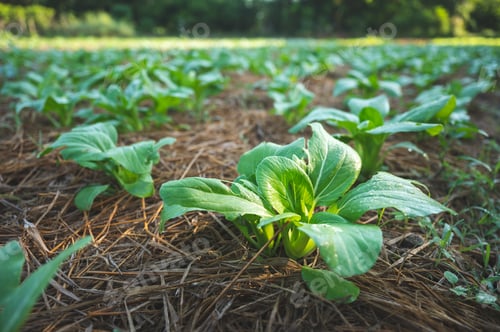 Preview: green nature vegetable farm, organic raw food agriculture concept for good health