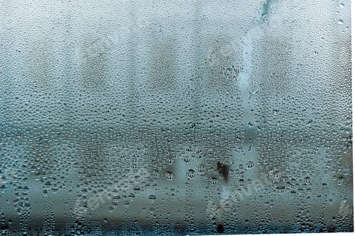 Preview: condensation on glass of metal-plastic windows