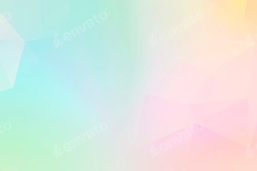 Preview: Pastel Abstract Background with Geometric Shapes