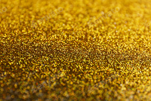 Preview: Closeup view of sparkling golden glitter background