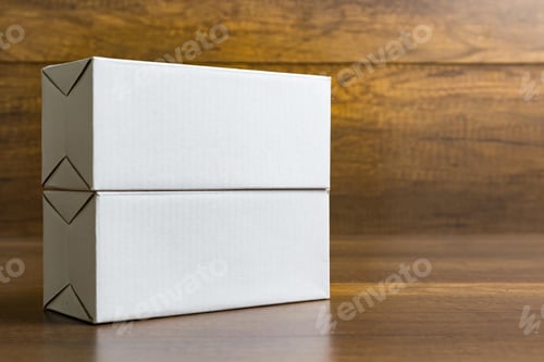 Preview: white box, mockup, package