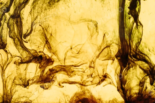 Preview: full frame of yellow paint splashes and swirls