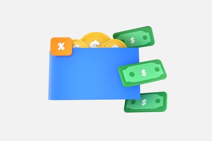 Preview: Wallet Balance 3D Illustration