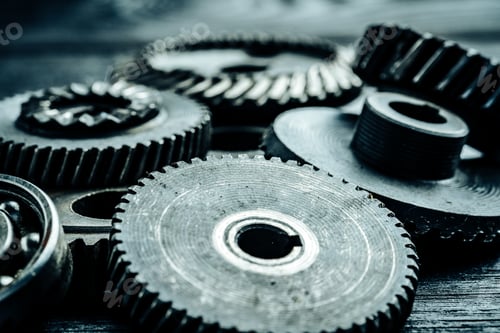 Preview: Gears from an old industrial machine