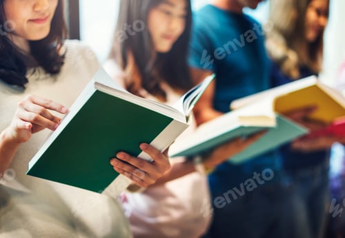 Preview: Students Library Campus Education Knowledge Concept