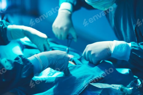 Preview: Surgeons Performing Surgery in Hospital Operating Room