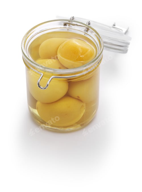 Preview: preserved lemons, the jar lid is open