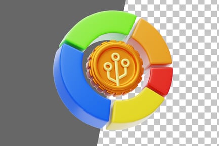 Preview: Tokenomic 3D Icon