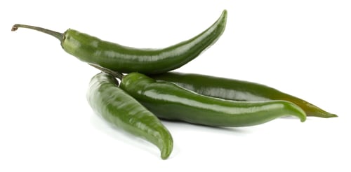 Preview: Hot chili peppers isolated on white background